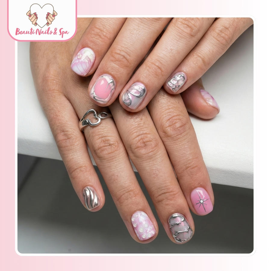 Nail design by Beauti Nails and Spa